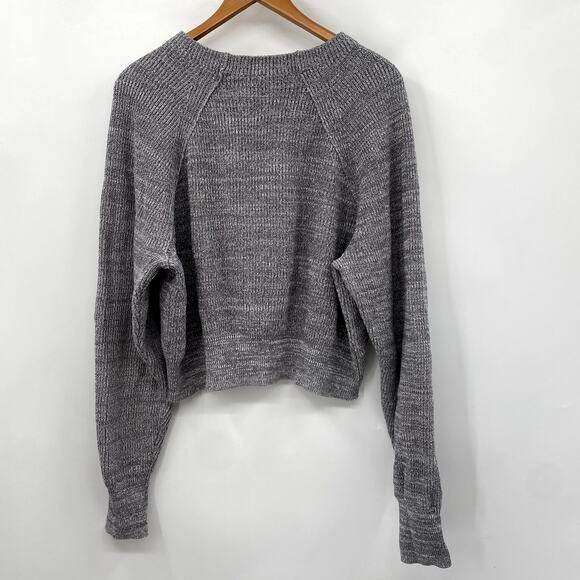 Free people Gray Ribbed Casual Sweater - Picture 2 of 5